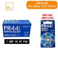 [ BOX OF 10 Blisters ] PR44 NEXcell Batteries Hearing Aid Batteries size 675 1.5V blister pack of 6 
