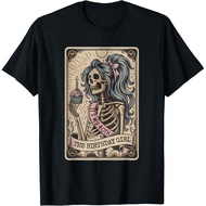 It'S My 40Th Birthday Tarot Card, Funny Skeleton Birthday T-Shirt Unisex T-Shirt