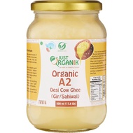 JUST ORGANIK Organic A2 Desi Cow Ghee 500ml
