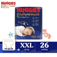 Huggies Premium Night Diaper Pants XXL26 XXL56+8 - Huggies Nature made Diaper Pants - Thanh Ngan Dia