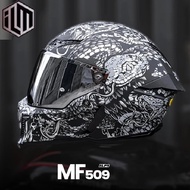 ILM GP Motorcycle Helmet ECE DOT Certification Full Face Double lens off road Racing helmet Cascos p