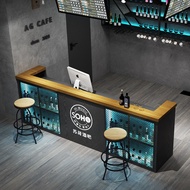 Industrial Style Bar Counter Cashier Counter Corner Bar Restaurant Clear Bar Mixing Counter Front De