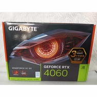 GIGABYTE RTX4060 WIND FORCE OC 8GB DUAL FAN GPU