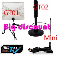 Free shipping New digital tv signal amplifier indoor antenna for dvb-t2 digital tv or  tv box