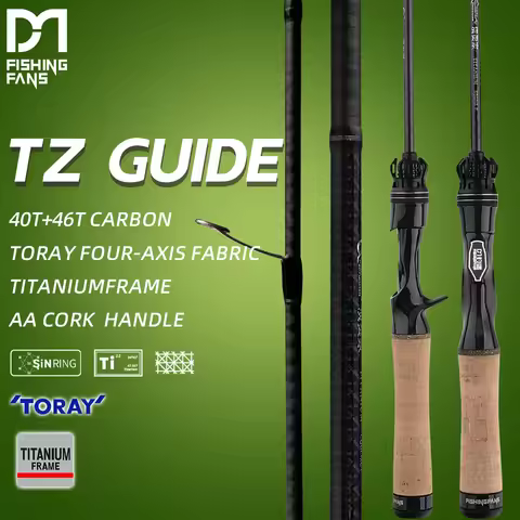 FISHINGFANS PERFORMER TZ GUIDE TITANIUM FRAME AA CORK HANDLE UL ULTRALIGHT 46T CARBON TORAY 4-AXIS C