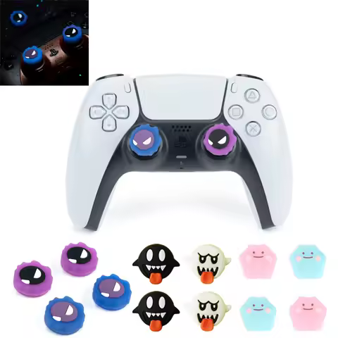 Luminous Ghost Silicone Joystick Cover For Sony PS5 PS4 PS3 Xbox One/360 Slim Series X/S Switch Pro 