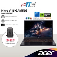Acer Gaming Nitro V 15 Laptop ANV15-52-7287 C7-240H/16GB DDR5/512GB SSD/15.6"FHD 165Hz/RTX4050/H&S+M