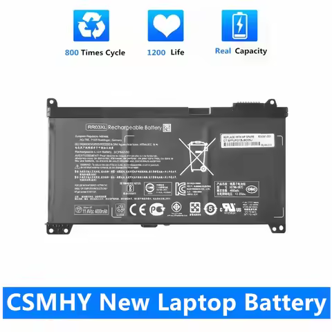 CSMHY 48Wh RR03XL Laptop Battery For HP ProBook 430 440 450 455 470 G4 G5 HSTNN-PB6W HSTNN-UB7C HSTN
