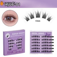 YANMIG Individual Clusters Glue-free Lashes, No Glue Needed Press-on Self Adhesive Eyelashes, Handma