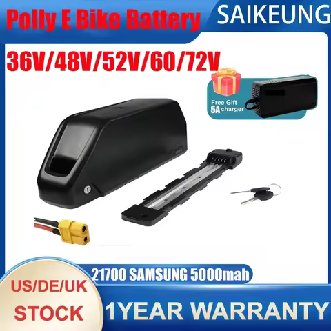 Electric bicycle bike battery Hailong 48V 52v 36 60v 72V Polly DP7 20 25 30ah 35ah 40 50Ah 60Ah 3000