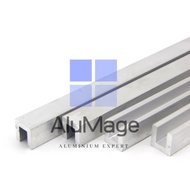 U Channel UNP Aluminium 12.7 mm x 12.7 mm x t. 3.18 mm