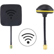 RC FPV Receiver 5.8G 14DBI High Gain Flat Panel & Mushroom FPV Antenna for EV800D FPV Goggles Receiv