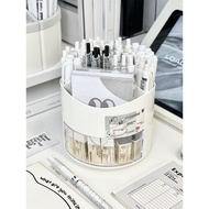 desk organiser pen holder Rotating Pen Holder Cream Style Simple Multi-Functional Crate Stationery O