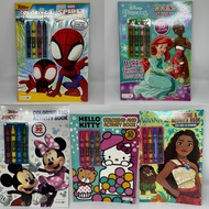 Coloring Book Comes With 4 Crayons For Children Crayon For Toddler Crayons For Kids