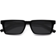 VANLINKER Retro Rectangular Polarized Sunglasses, Men Women Fashion Small, 80s, 90s Square Sunglasse