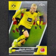 ERLING HAALAND Soccer Card - 2022 Topps Chrome Bundesliga 30
