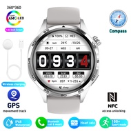 For HUAWEI GT5 Pro GPS NFC Smart Watch Men 360*360 AMOLED Screen Heart rate Bluetooth Call IP67 Wate