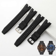 24mm Silicone Watch Strap For Citizen Aw1475 1476 1615 Ca4154 Waterproof Sweat-Proof Soft Comfortable Rubber Watch Chain Male 24mm