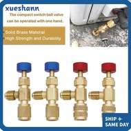 XUESHANN Safety Valve Adapter, Leakproof R410a R22 Air Conditioning Valve, High quality Copper Non-f