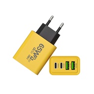 New65W Gallium Nitride PD Charger2A2C Multifunctional65W Adapter65W Four-port charger
