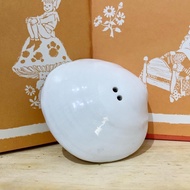 Selected Japanese ceramic clam salt and pepper sprinkler jar