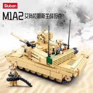 Sluban MODEL BRICKS M1A2 Main Battle Tank Building Blocks M1A2 SEP V2 ABRAMS 781 PCS M38-B0892