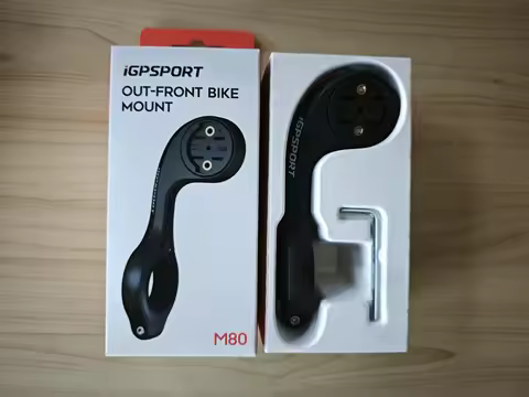 IGPSPORT M80 Original Handlebar Extended Bracket Bike Headlight Mount Bar Cycling Computer For Garmi