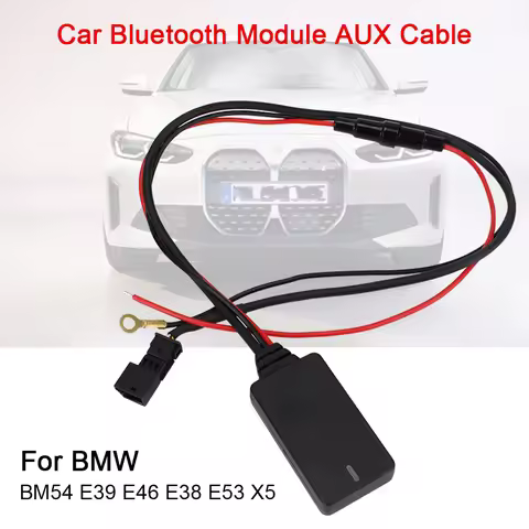 Car Bluetooth Module Car Electronics Accessories 3-pin AUX IN Audio Radio Adapter For BMW BM54 E39 E