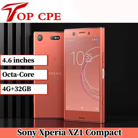 Used Sony Xperia XZ1 Compact G8441/SO-02K 4.6" 1280x720 Snapdragon Octa-Core 4GB+32GB 4G LTE Android