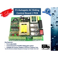 F1 Autogate AC Sliding Control Panel / Board / PCB