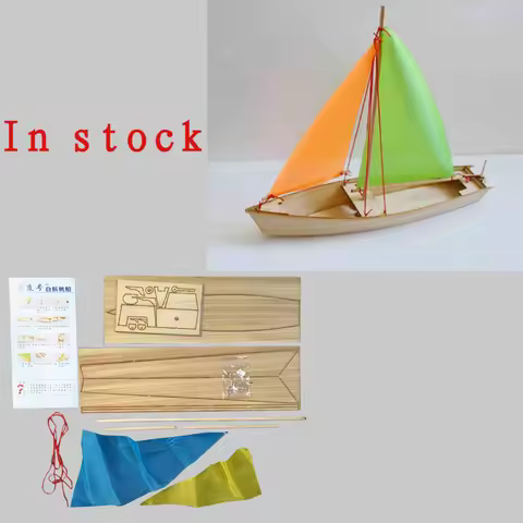 Sailing Ship Wooden Ship Model Assembly Kit DIY Dongting Sailing Ship Model Decoration Assembling Ch