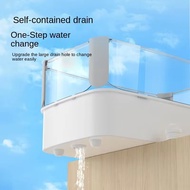 Transparency Turtle Tank House with Areas to Breed Feed Swim Bask Enclosure Water Cage Reptile Habit