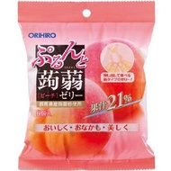 ORIHIRO 擠壓式低卡蒟蒻果凍 (水蜜桃) 6個裝