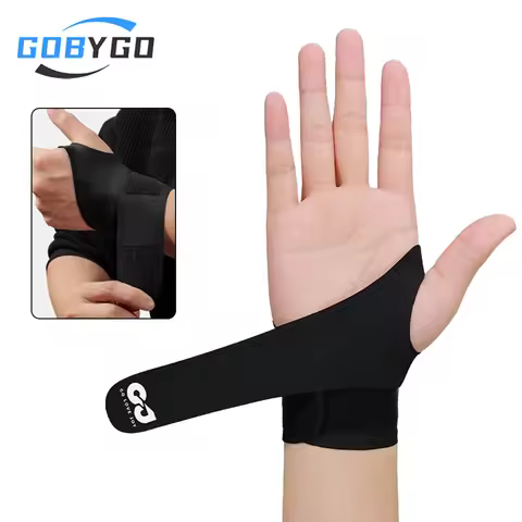 GOBYGO 1Pcs New Billiard Gloves Wrist Support Right Left Hand Billiard Training Wrist Supports Calib