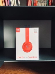 Beats solo3 wireless 頭戴式耳機 紅色 （原價11900）