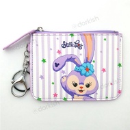 Disney Stellalou Stella Lou Rabbit Bunny Ezlink Card Pass Holder Coin Purse Key Ring