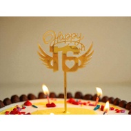 Sweet 16 Cake Topper – Elegant & Beautiful 16th Birthday Cake Decoration
