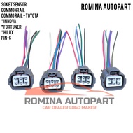 SOKET COMMONRAIL COMMON RAIL SENSOR TOYOTA INNOVA FORTUNER HILUX ORIGINAL