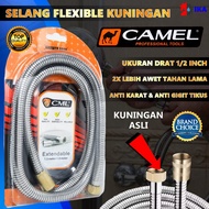 Flexible Shower Hose Flexible Brass Tip - CAMEL 150MM 1.5M 1.5 Meters / Flexible Stainless Camel Hos