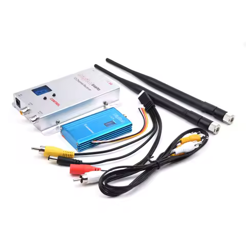 FPV 1.5GHz 1.5G 1500mW 12 Channels Long Range Video Transmitter Receiver 1.5g Mini Wireless Transmit