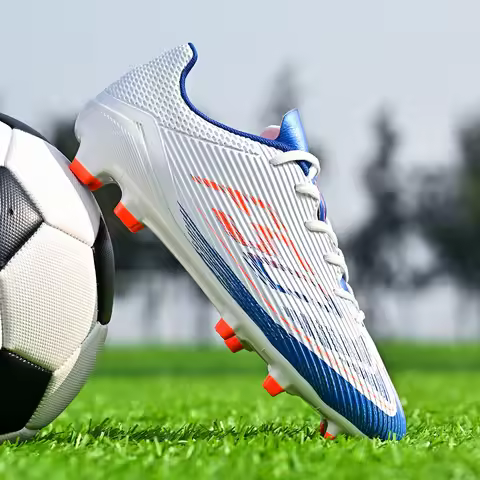 Breathable Football Shoes for Men, FG/AG Long Nail Anti Slip Outdoor Indoor Sports Shoes, A Must-Hav