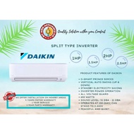 ❈✺DAIKIN 0.8HP to 2HP D-SMART STANDARD  INVERTER  SPLIT TYPE AIRCON