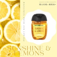 [現貨] 美國直送🇺🇸 BATH AND BODY WORKS Pocket Bac Hand Sanitizer 細支消毒搓手液 - Sunshine &amp; Lemons