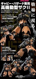 MG 1/100 MS-06R-2 GABBY HAZARD’S ZAKU I