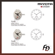 Citizen 1L40 / 1L45 Miyota Quartz Watch Machine Movement (Made in Japan) Replacement Parts Engine Ja