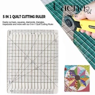 UAENAU Quilt Cutting Template, 6inch Transparent Quilt Cut Ruler Template, Universal Squared Acrylic