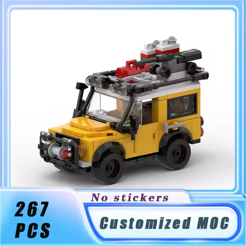 City Vehicle MOC 40650 Defender of Land Rover Building Blocks Model Bricks Sets Assemble Display Chi