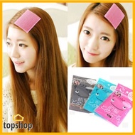 TOPSHOP 2pcs Korean Front Hair Fringe Holder Velcro Cloth Hair Pad