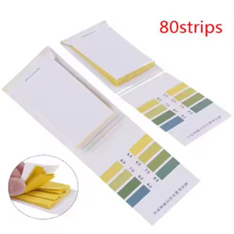 PH Value 5.5-9.0 Alkaline Acid Litmus Testing Short Range Ph Paper Tester 80 Strips PH Meter Indicat