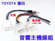 旺萊資訊 豐田 TOYOTA WISH/ALTIS/VIOS/CAMRY 專用電源線 轉接天線 不需剪線 電源線插頭